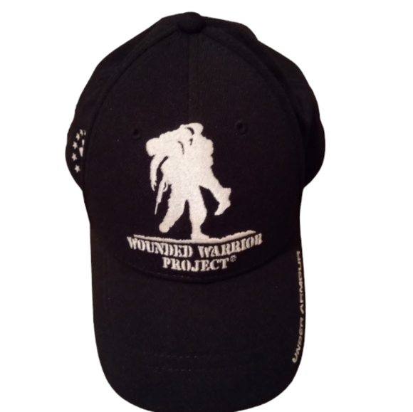 Patriot Wounded Warrior Project Hat Black Snapback New - Picture 5 of 7